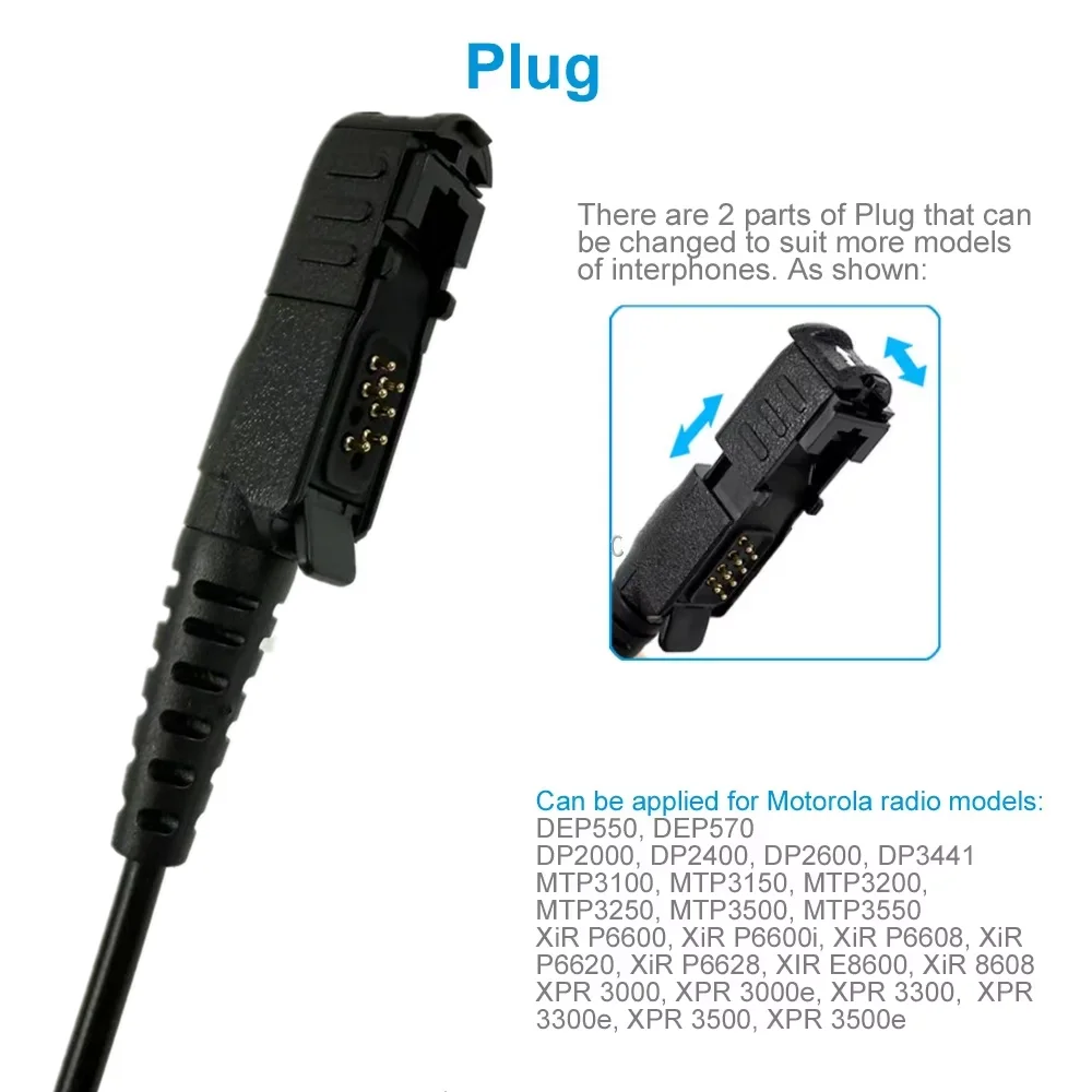 Тактический сверхмощный микрофон U94 PTT для Motorola XiR P6600 P6620 DP2400 DEP550 MTP3100 MTP3150, гарнитура для рации