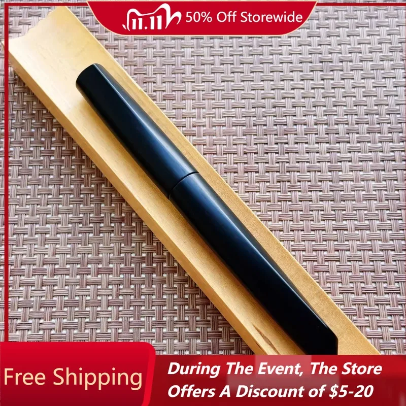 

BALAOYE твердая резиновая ручка ручной работы с двойным рыбьим плавником Bock F 0,5 мм, лаковое перо для деловой коллекции, чернильные ручки, канцелярские принадлежности, подарок