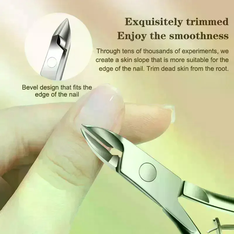 Durable Stainless Steel Cuticle Nipper For Manicure And Pedicure Cuticle Clippers Trimmer Dead Skin Remover Pedicure Stainless - zdjęcie 1
