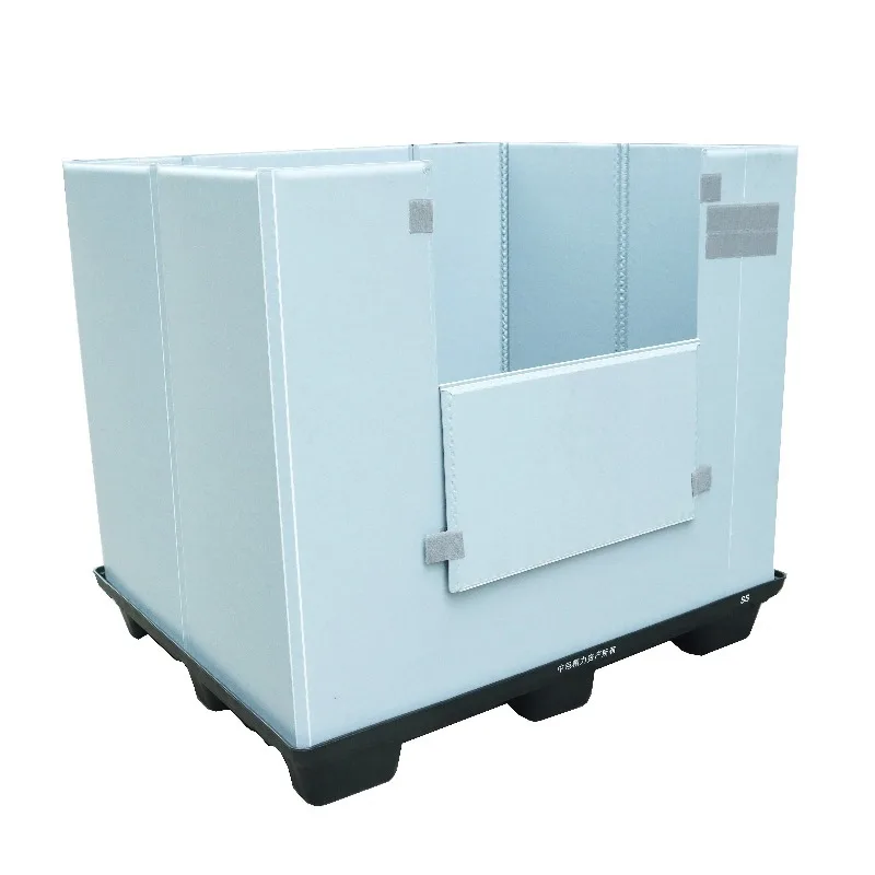 Custom Size Foldable Pallet Case HDPE and PP Storage Foldable Plastic Case