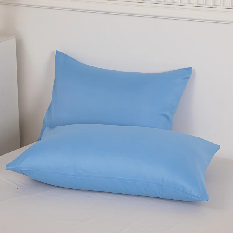 1Pcs Bed Pillowcase Solid Color Comfortable Pillow Cover For Bed Throw Car Sofa Cushion Cover Home Pillow Case 48x74cm