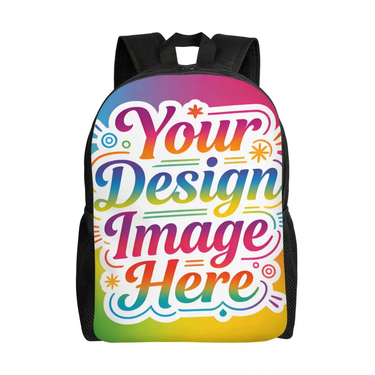 

Personalized Custom Your Image Logo Backpack for Women Men School College Student Bookbag Fits 15 Inch Laptop Hot Bags