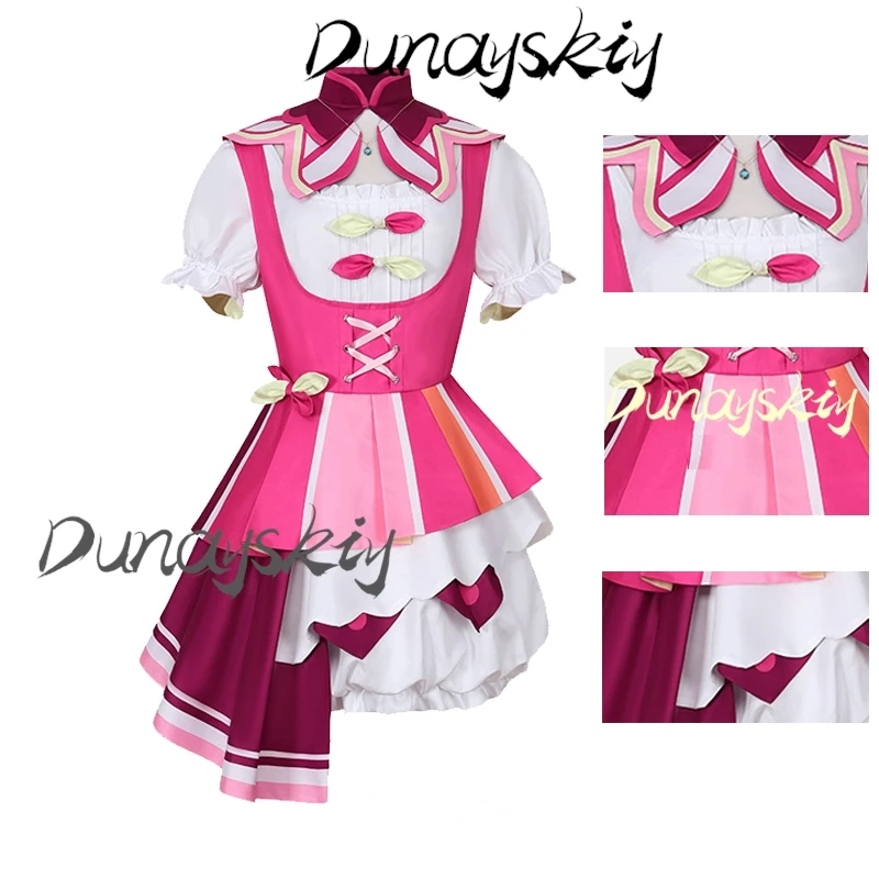 3RD Otori Emu تأثيري أنيمي مشروع Sekai فستان مُصمم حسب الطلب سترة شعر مستعار مجموعة لجميع القديسين عيد الميلاد كرنفال حلي تأثيري مخصص