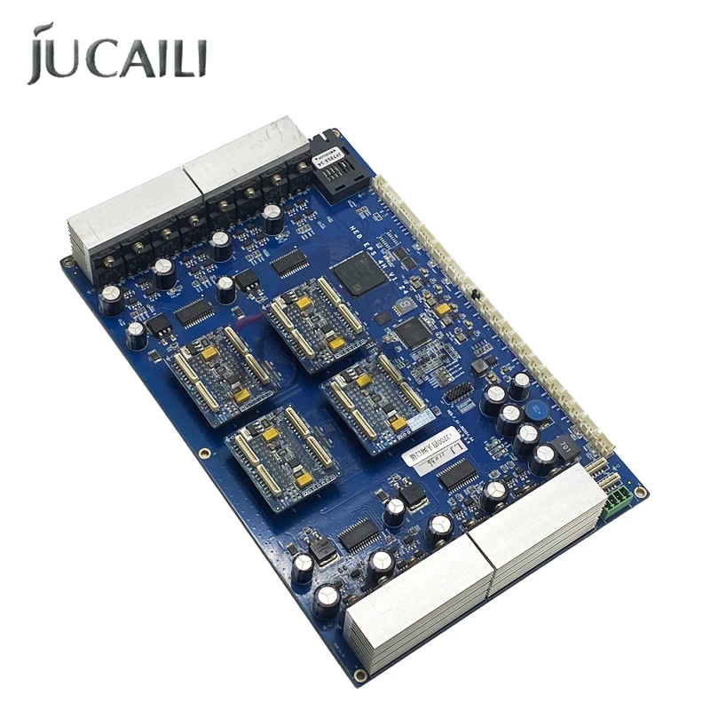 JUCAILI Hoson 4-Head I3200 Network Board Kit Main Board + Carriage Board for 4 x XP600 Printheads Flatbed Printer Control Set