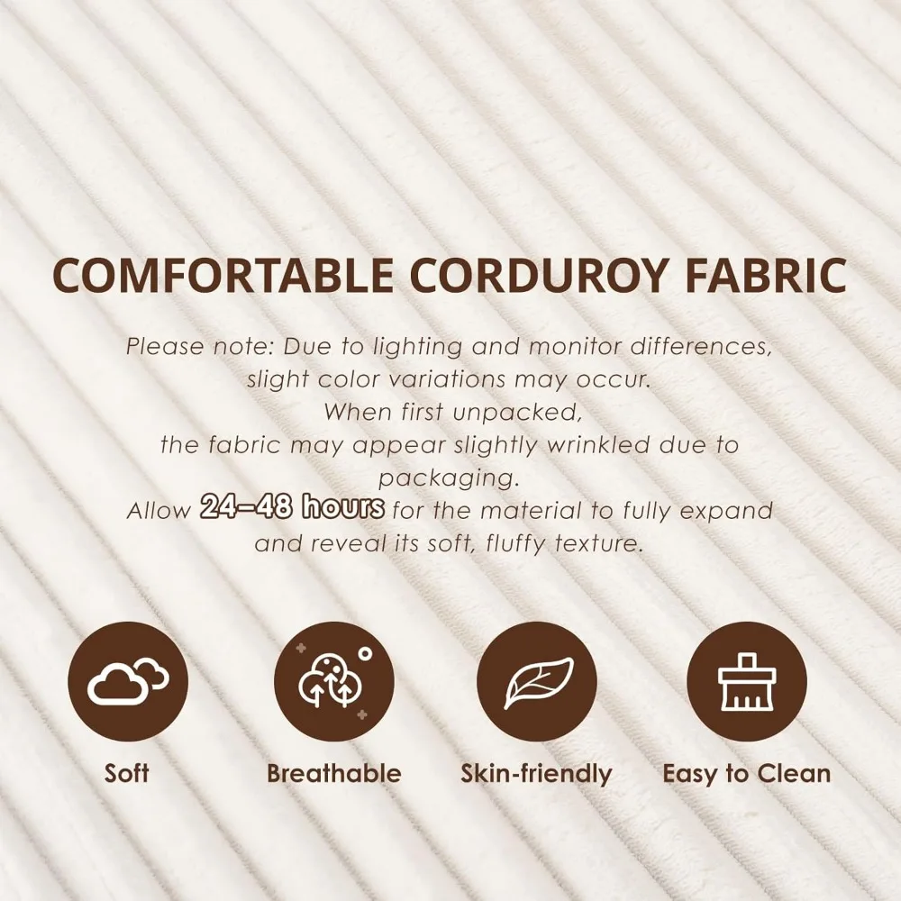 كرسي استرخاء كبير الحجم مقاس 71 بوصة، مقعد عميق 57.5 بوصة مع وسادة سميكة مقاس 6 بوصات، أريكة نوم منجدة مع وسائد، صالة مريحة #5