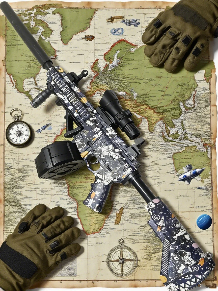 آمنة صديقة للبيئة جل الناسف بندقية السيارات الكهربائية طويلة المدى لعبة الرماية في الهواء الطلق لمعركة الفريق والكبار للهدايا #6