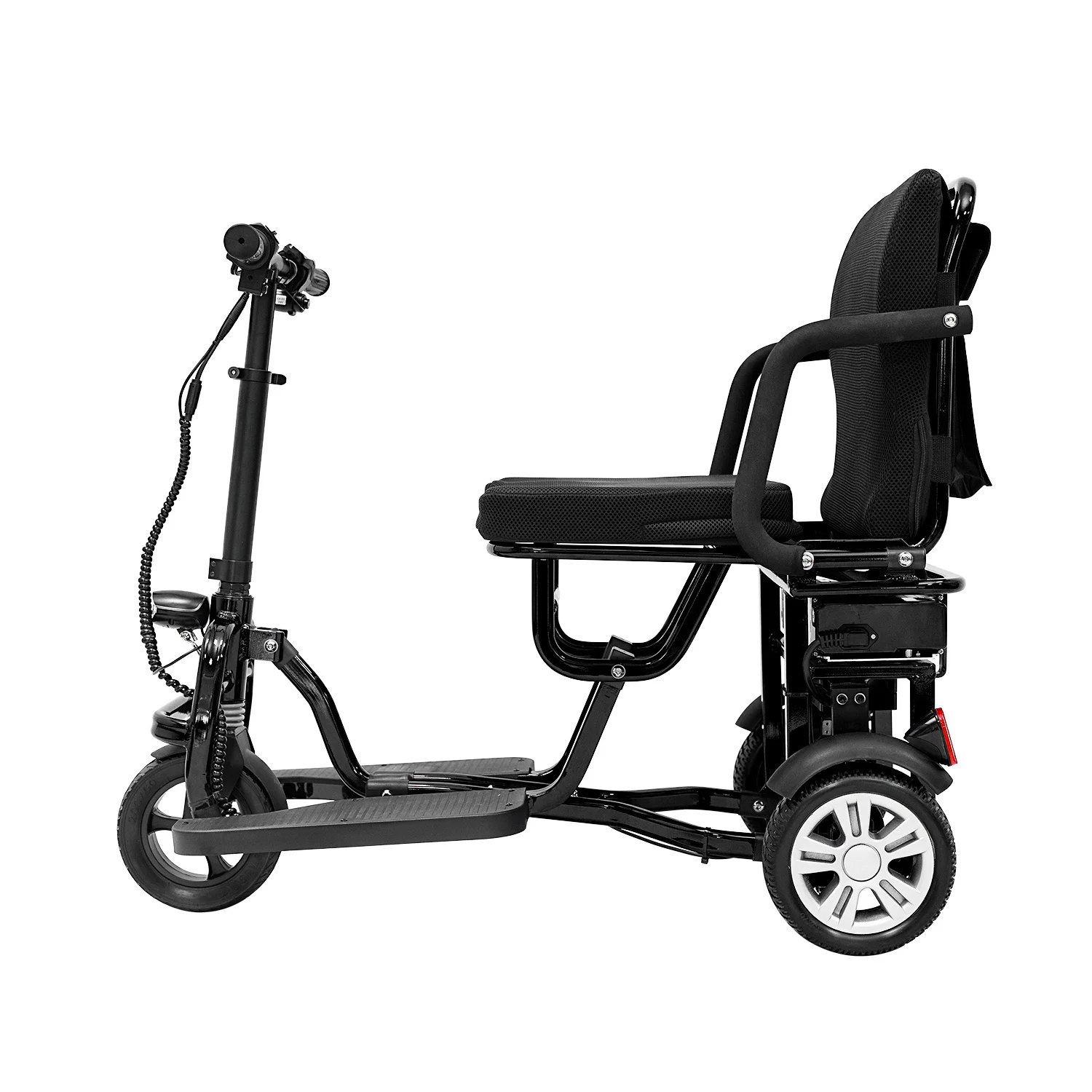 

Greenpedel New Electric Scooter High Quality Foldable 24v 250w Three-Wheel Mobility Scooter with LED Light for Elderly