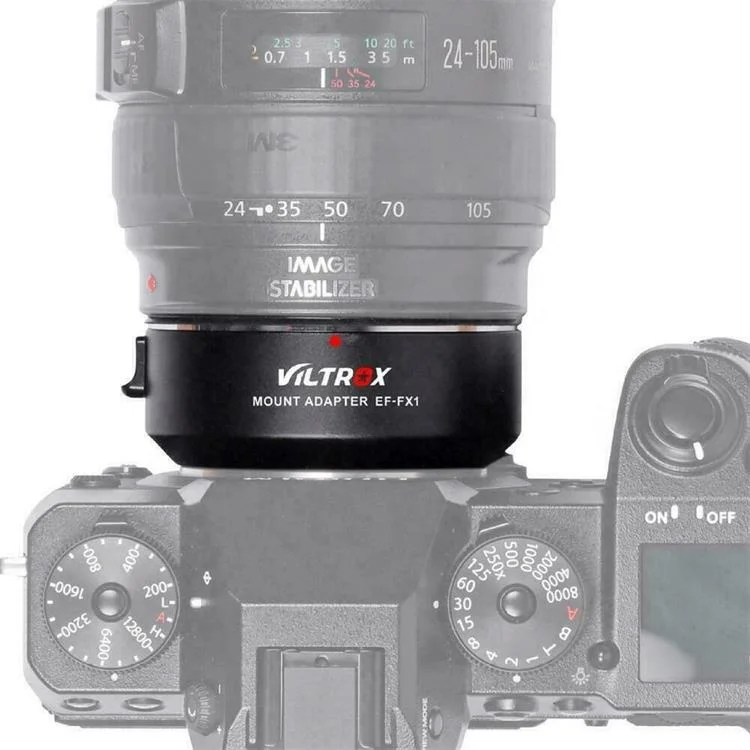VILTROX EF-FX1 Lens Adapter Ring Auto Focus for Canon EF/EF-S Lens to FujiFilm Fuji X-Mount X-T2 X-T10 X-A5 X-A10 X-PRO Camera