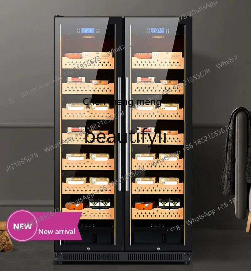 

x Red Wine Cigar Combination Cabinet Tobacco Humidor Constant Temperature Constant Humidity Display Commercial Display Cabinetx