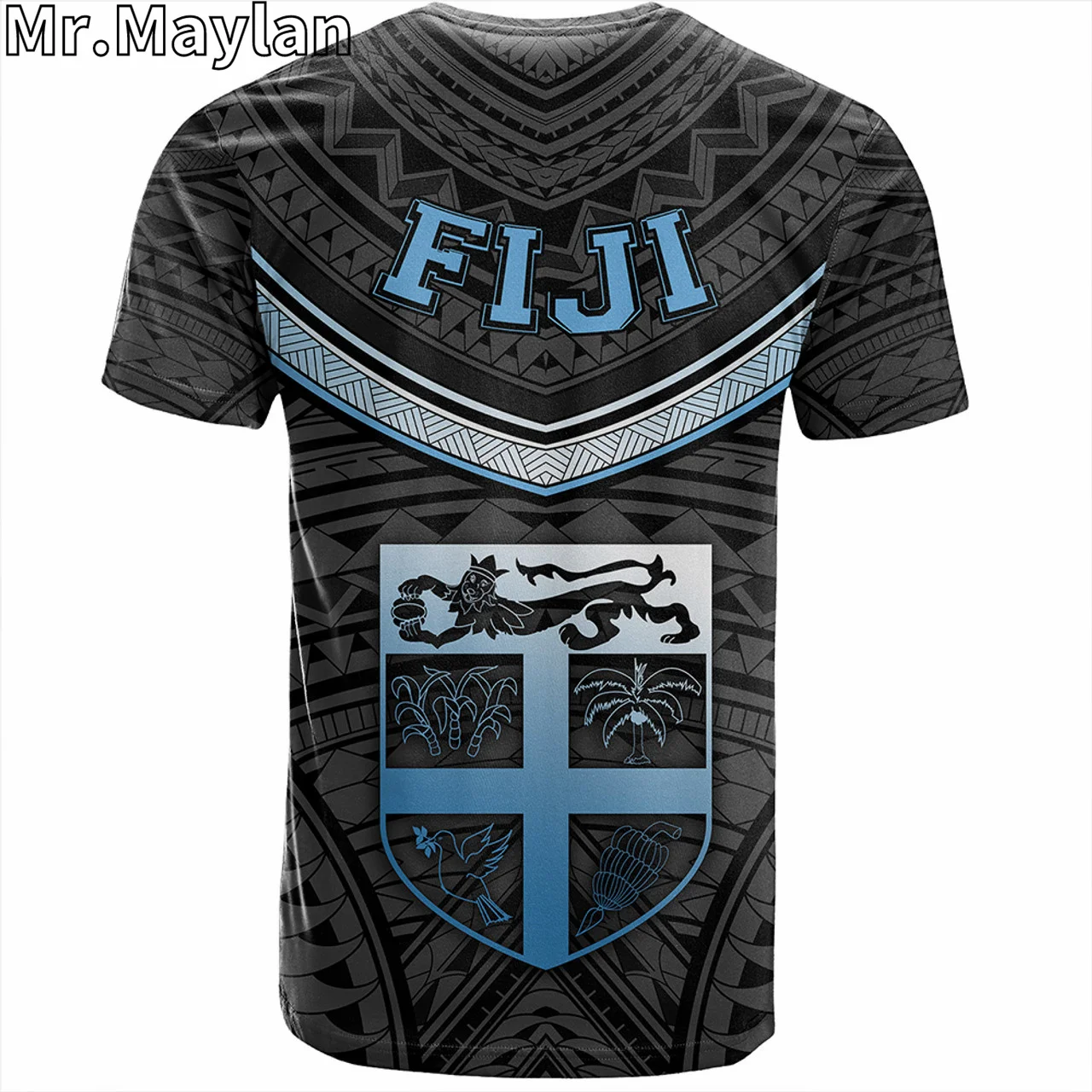 Personalised 3D Print Fiji Polynesian Hawaii T-Shirt Polynesian Authen Tribal Tattoo Tshirt Men Women Streetwear Unisex Tee Tops