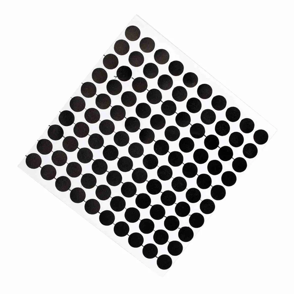

15PCS,100PCS Black Billiards Table Ball Point Sticker 35MM 10MM White Ball Locator Cloth Pool Table Marker Spots