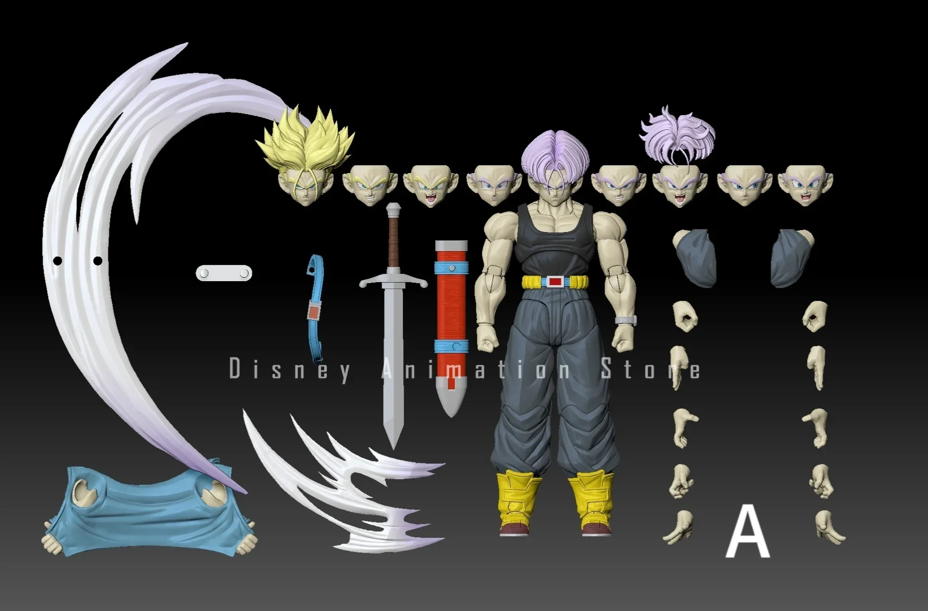 Tonsenarttoys-figuras de Dragon Ball S.H.Figuarts, SHF Trunks, Super Saiyan, Anime, SSJ1, SSJ2, Vegeta, accesorios personalizados, Hobby, en Stock