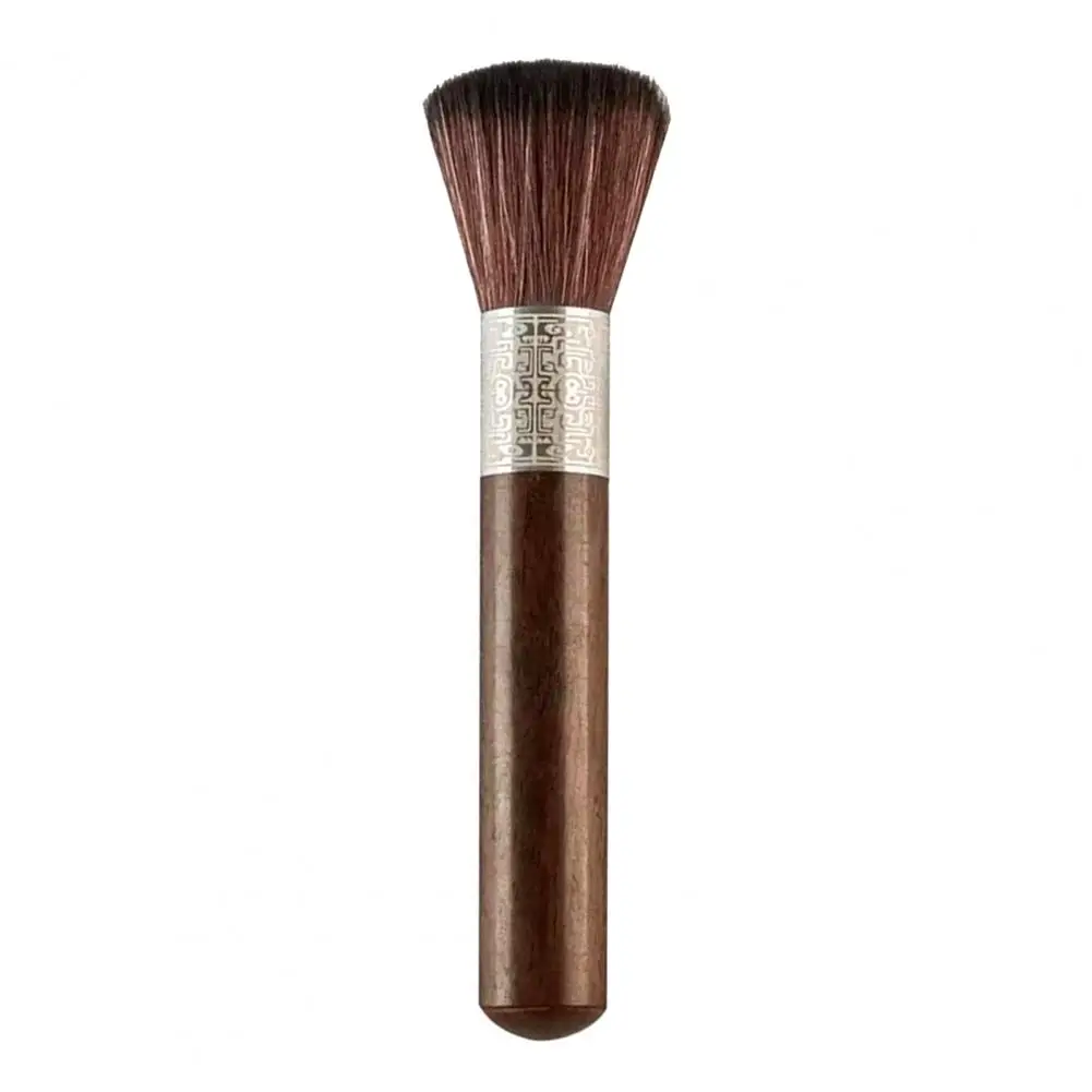 Kung Fu Tea Ceremony Accessory Coffee Machine Brush Wooden Tea Brush with Nylon Bristles Espresso Coffee Powder Brush for Teapot