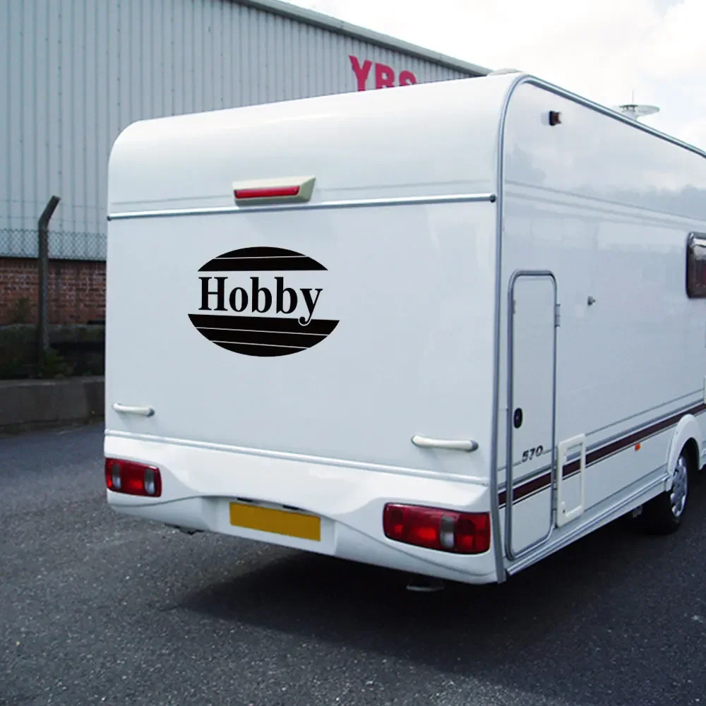 Car Hobby Graphics Stickers For Motorhome Horsebox Caravan RV Camper Van Body Decor Vinyl Decals Accessories