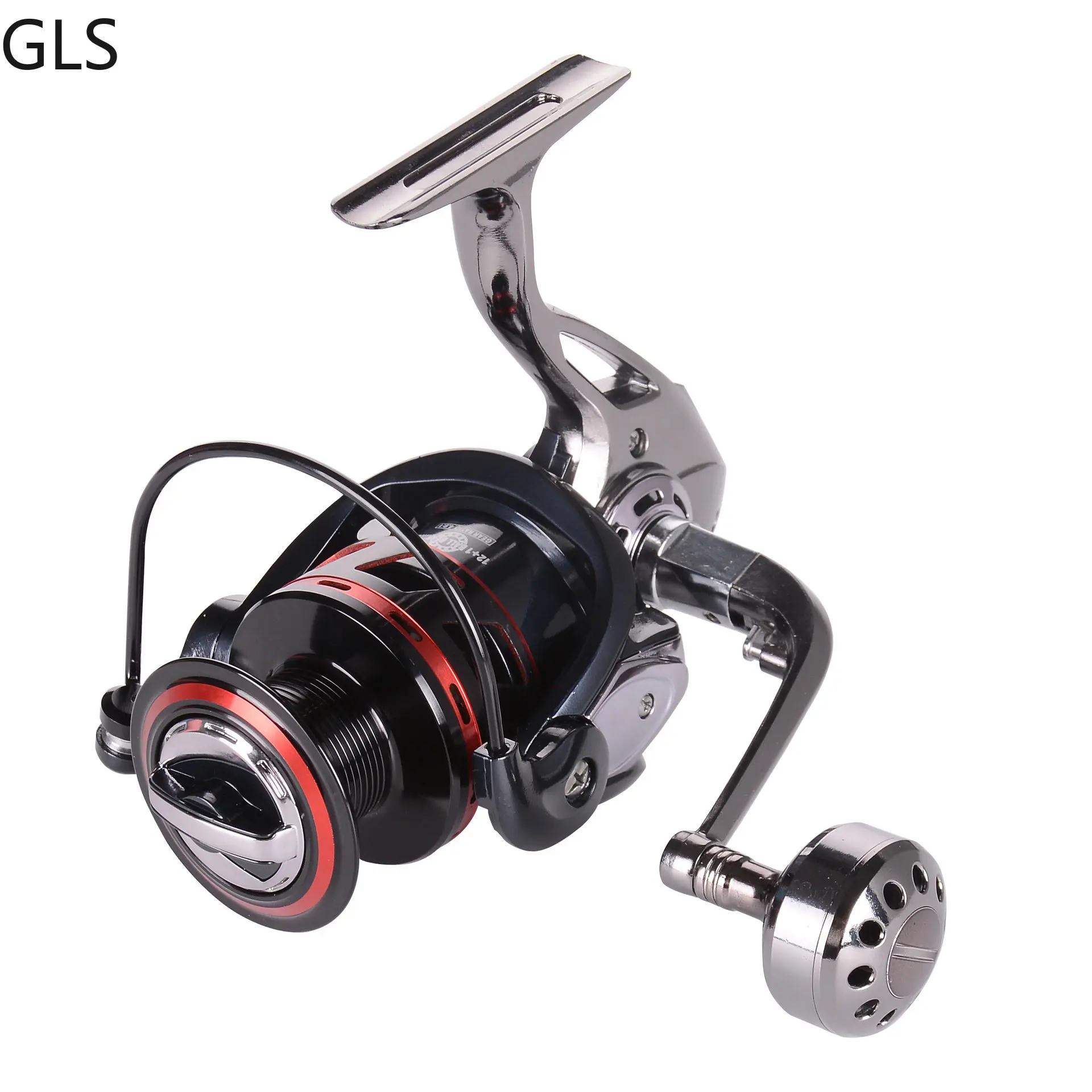 

GLS 2000-7000 Series Folding Rocker Fishing Reel Gear Ratio 4.9:1 High-speed Anti-corrosion Spinning Wheel Fishing Accessories