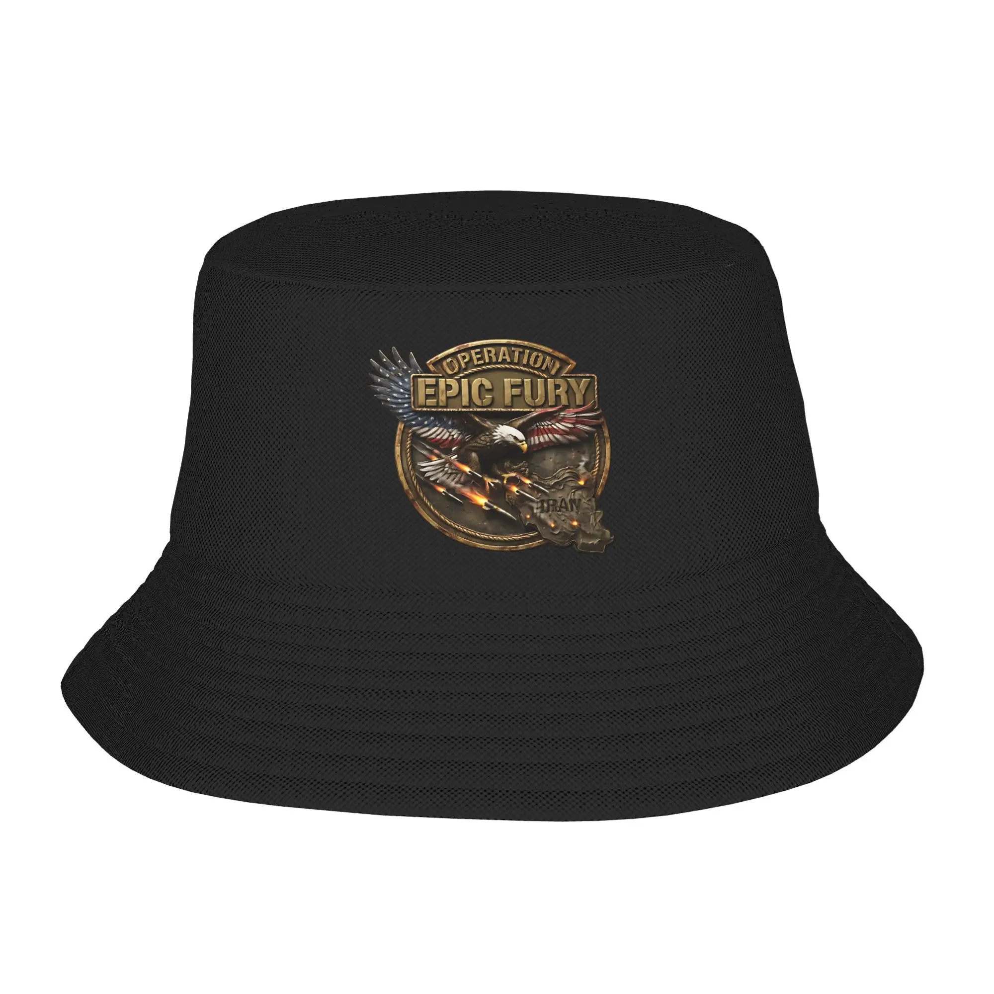 Men Women Harajuku Bucket Hat Operation Epic Fury The FAFO Tour Accessories Bob Hats For Travel Headwear Lightweight
