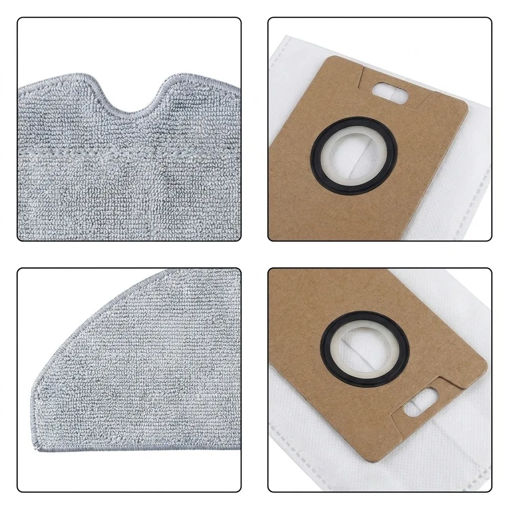 Replacement Mop Cloth Dust Bag Kit Compatible B40 L15 Ultra L15 Microfiber Precise Fit Robot Vacuum Spare Accessory Easy Install