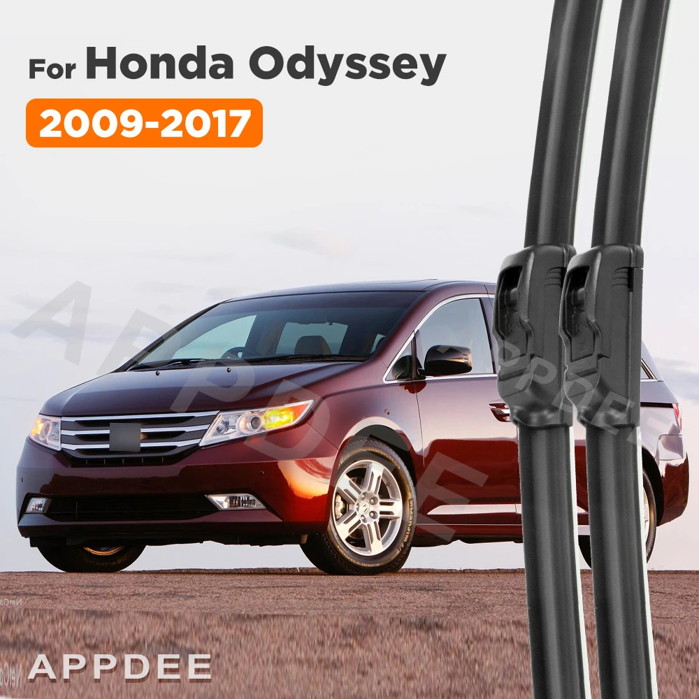 

APPDEE For Honda Odyssey 2009-2017 2010 2011 2012 2013 2014 2015 Wiper Front Wiper Blades Windscreen Window Brush 26"+17"