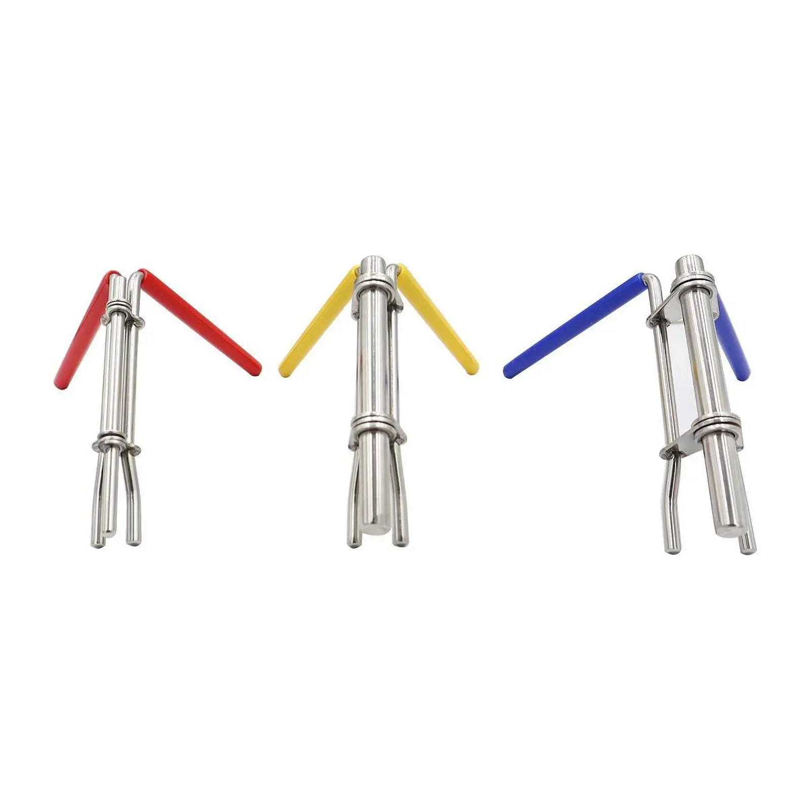 Hydraulic Seal Installation Tool Kit Color Coded 3 Piece Stainless Steel Set for Marine and Auto Cylinder Repair