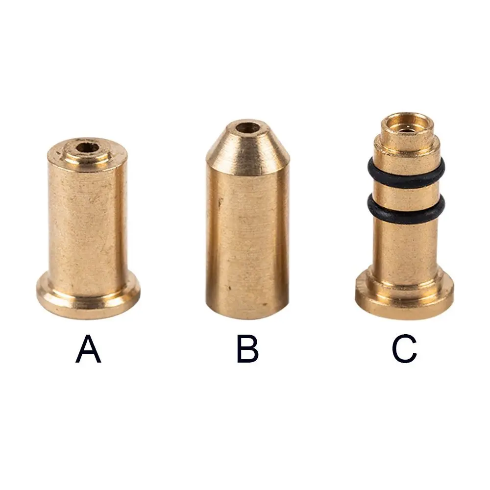 3 Styles Brass Copper Nozzle Refill Butane Gas Adapter Inflatable Head For Dupont Ligne 2/Gatsby Gas Lighter Gas Filling Valve