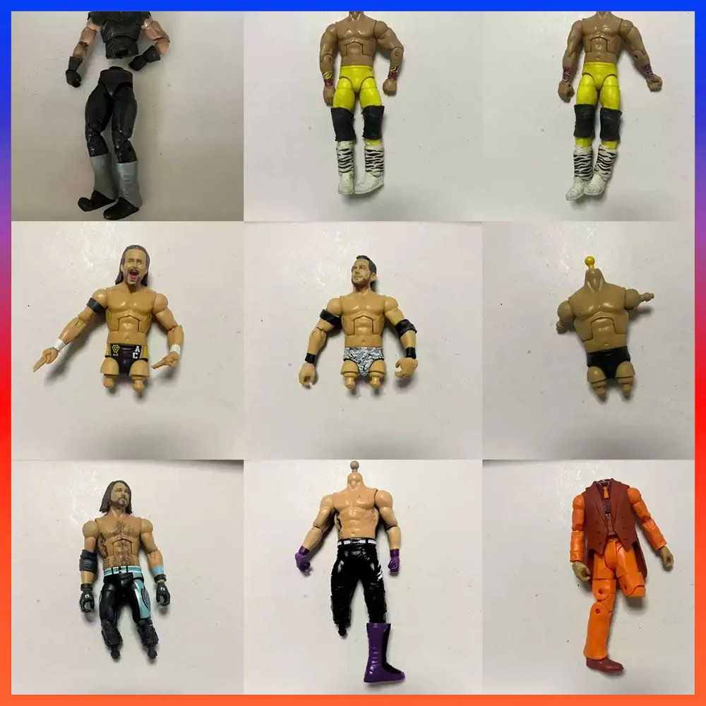 Authentic Bulk Cargo 1/12 Scale WWE Wrestler With Missing Head Model Toy Joint Movable 6inch 7inch Action Figure Body Toys Gifts