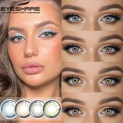 EYESHARE Natural Color Contact Lenses For Eyes 1Pair Multicolor Lens Soft Yearly Blue Eye Contact Beautiful Pupils Beauty Makeup