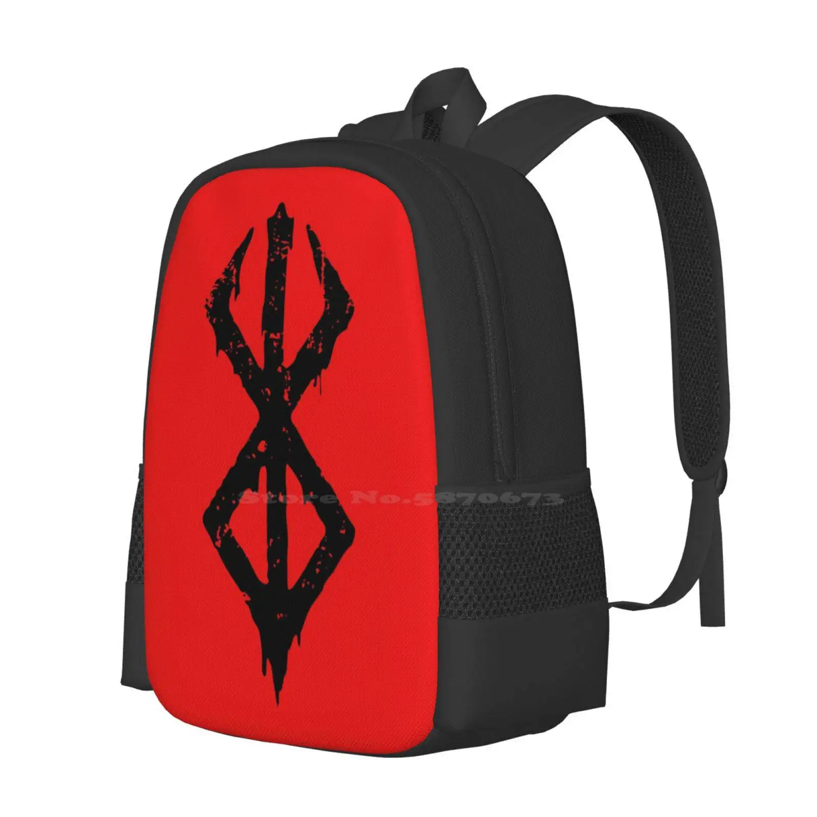 Beserk Teen College Student Backpack Pattern Design Bags Brand Of Sacrifice