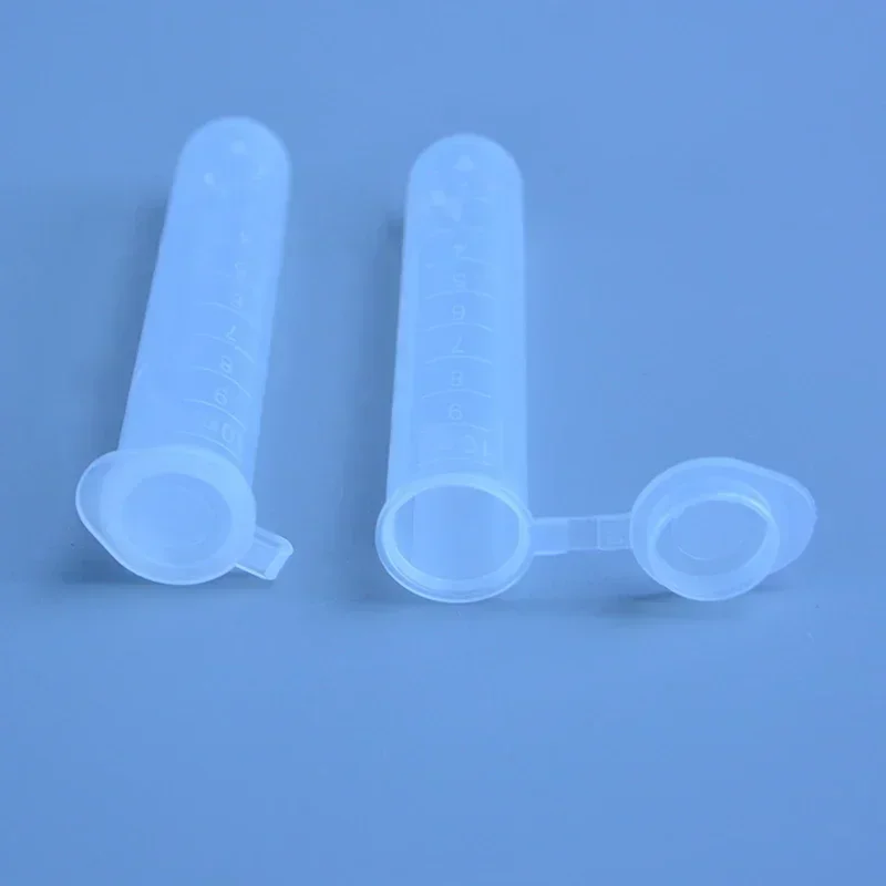 100 Pieces/Lot High Quality Plastic Centrifuge Tube with Cover 10ml PP Material for Centrifugal Tool Parts