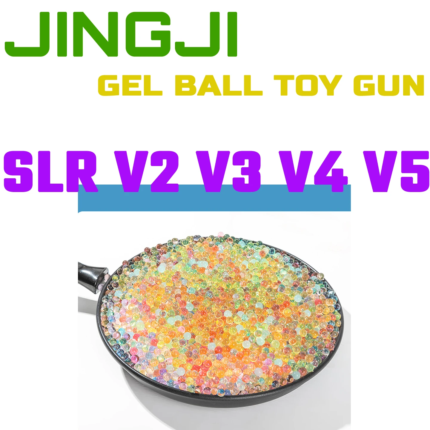 AK UNCLE JINGJI SLR V2 V3 V4 V5 Pistolet na Kulki Żelowe 7-8mm Elektryczny Pistolet na Kulki Żelowe WBB