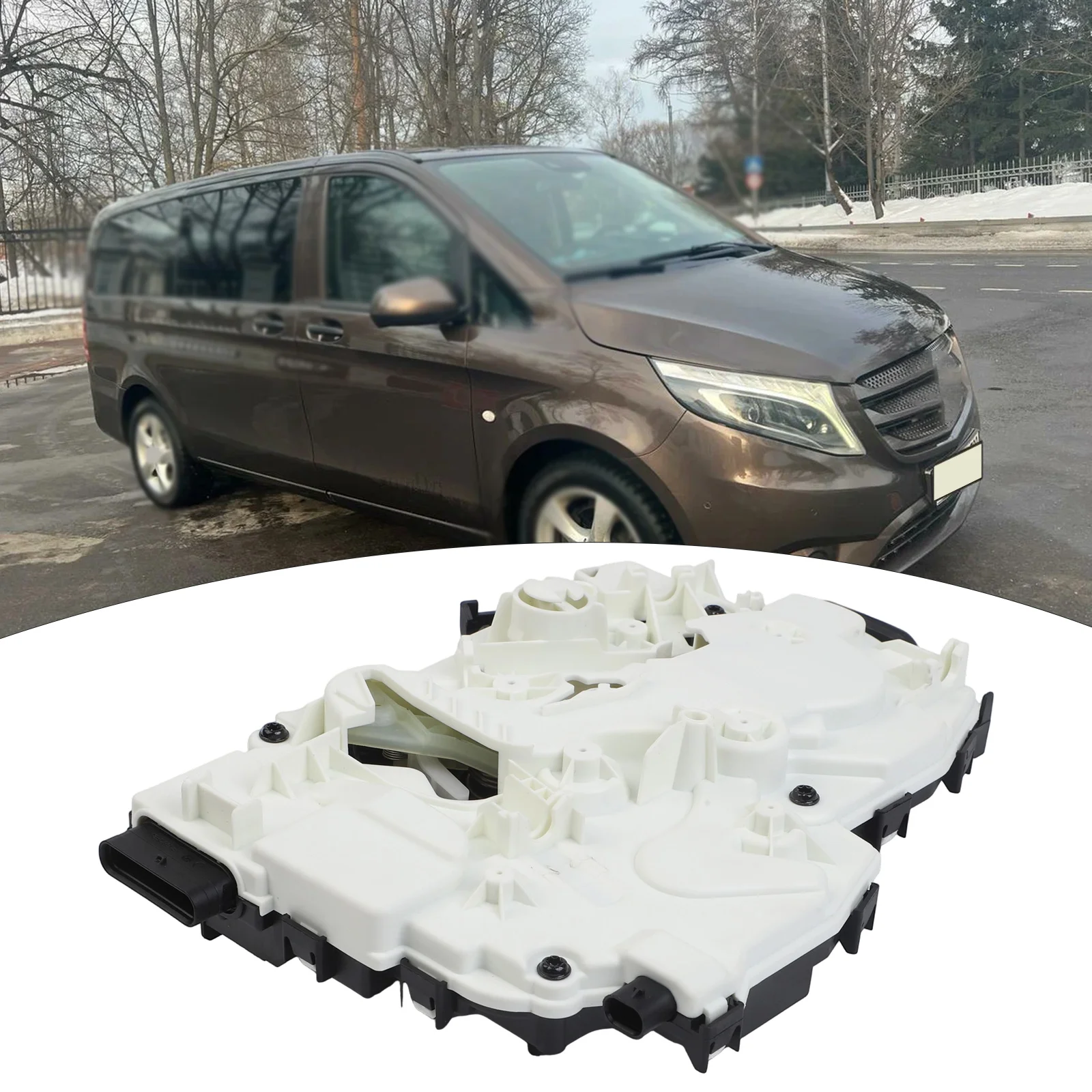 OEM A4477302702 Black White Rear Sliding Door Lock Quick Installation Process ABS Metal Material For Mercedes Vito W447