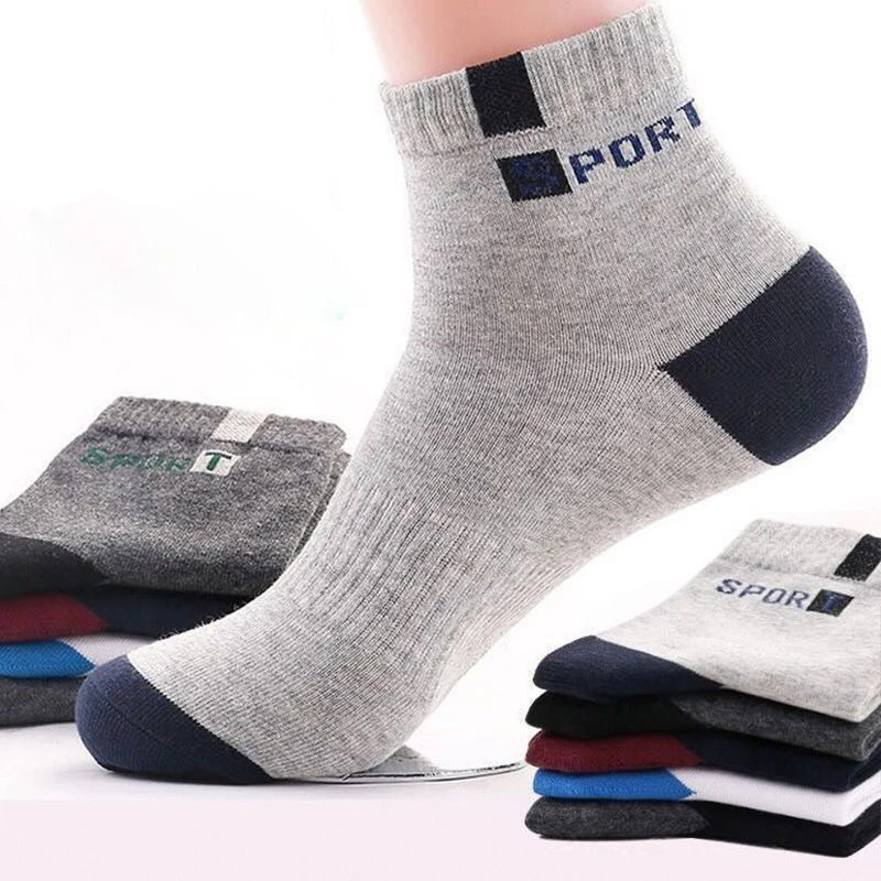 5Pair/lot Summer Cotton Man Short Socks Fashion Breathable Deodorant Boat Socks Comfortable Casual Socks Male White Hot Sale