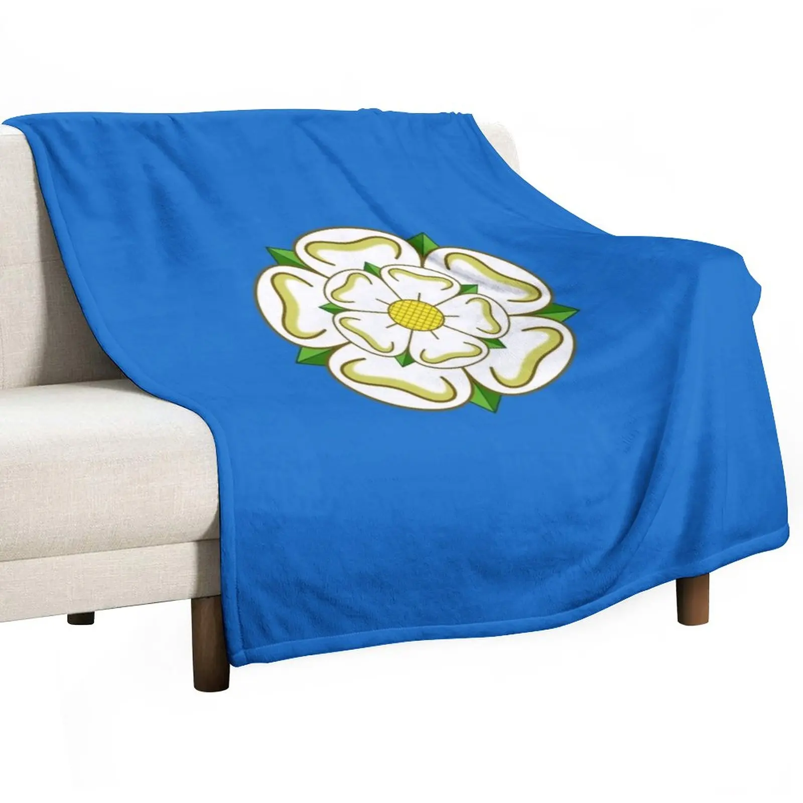 

Yorkshire Rose Throw Blanket Decoratives Decorative Sofas blankets and throws Fluffy Shaggy Blankets