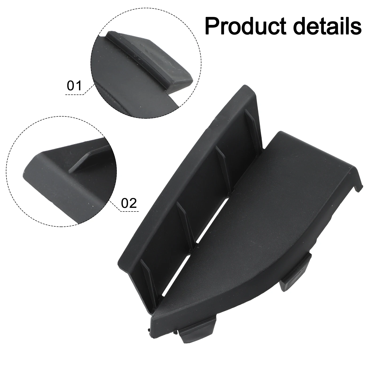 Auto Replacement As Shown 2018-2022 Replacement Bumper Insert Left Accessory Plastic Material Single Piece Easy Installation