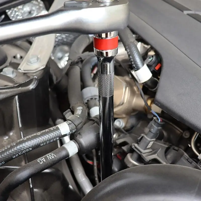 

Y1UD Heavy Duty Steel Ball Tip Socket Adapters Extension Rod 9pcs Mechanics Tool Set