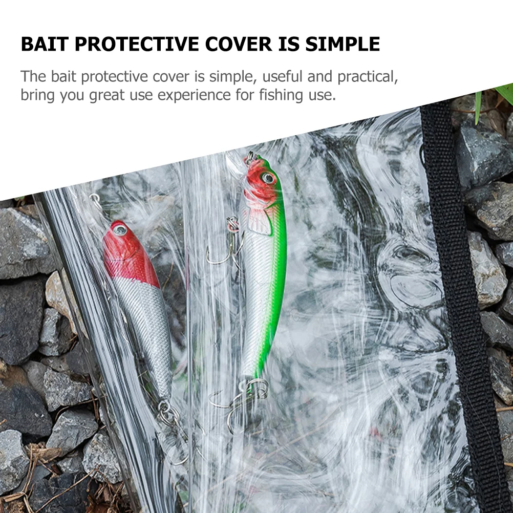 4 Pcs Sink Protector Bait Practical Protective Cover Fishing Lure Wraps Christmas PVC Storage Bag Baby