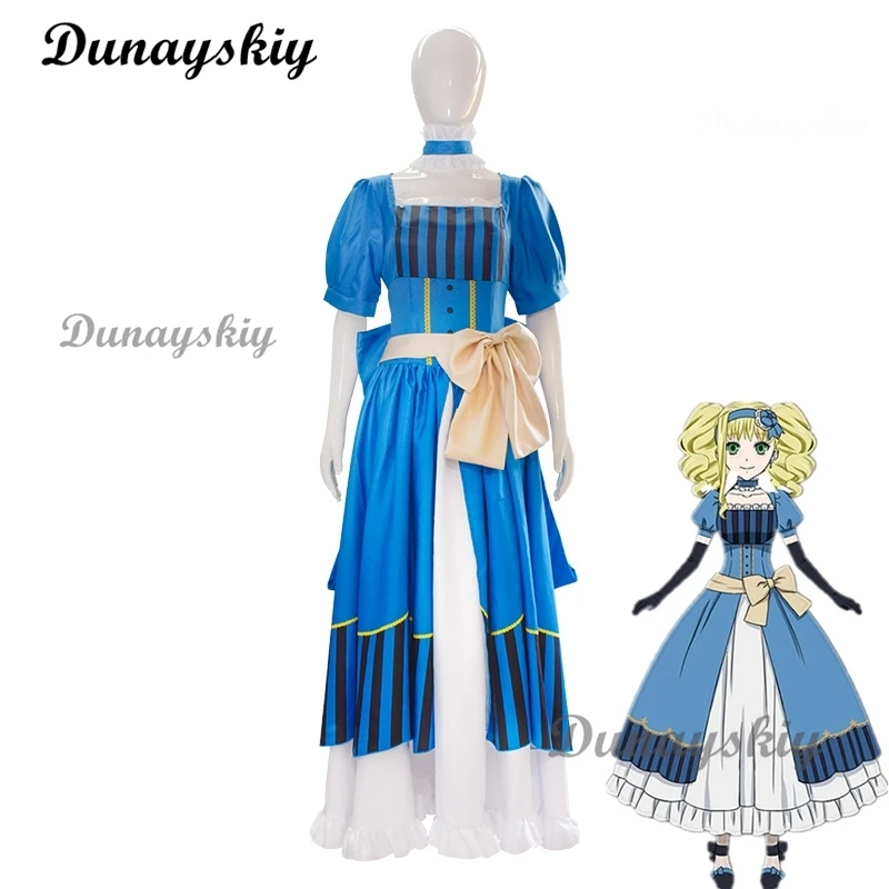 Anime Cosplay Black Butler Costume Elizabeth Ethel Cordelia Midford Cosplay Dress Elizabeth Uniform Halloween Outfit for Women