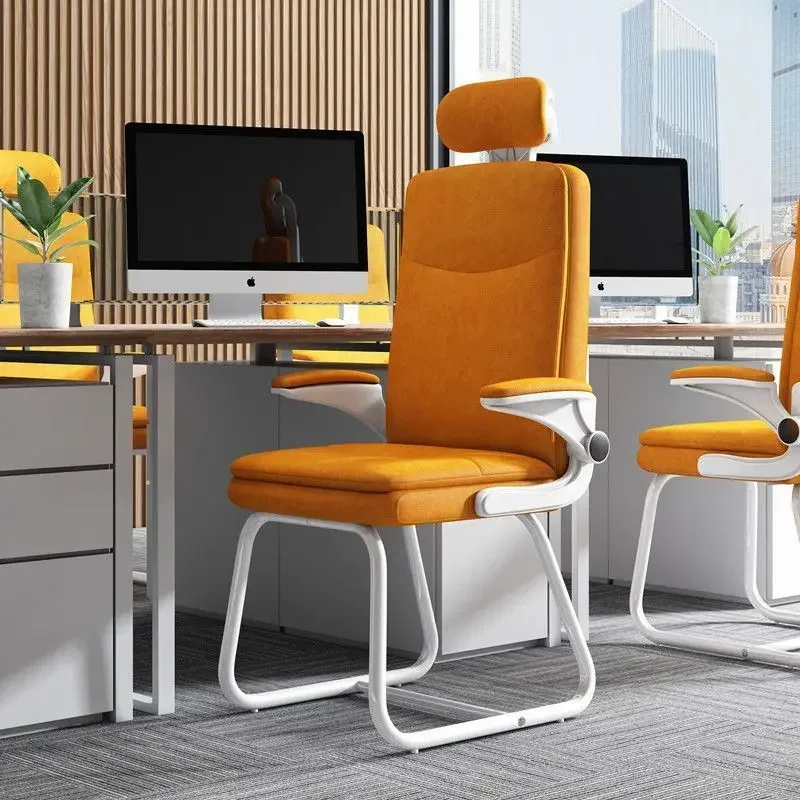 Posture Correction Chair Meeting Relaxing Backrest Youth Desk Cheap Bedroom Relaxation Armchair Chiffon Chairs Beauty Salon Work