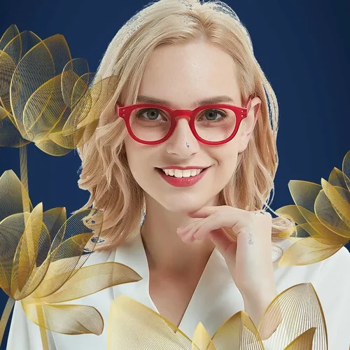 Imagen 2 del producto Meeshow gafas de lectura hombres mujeres marca Retro moda gafas estilo francés Lesebrillen gafas 1,5 2,0 lectores con estilo 1513