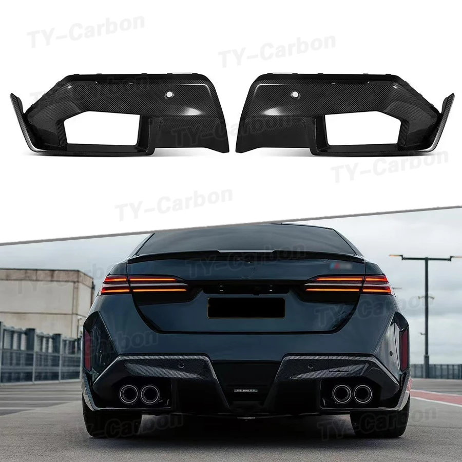 Hochwertiger M5 G90 Trockener Kohlefaser-Heckdiffusor Heckspoilerlippe MP-Stil für BMW 5er M5 G90 G99 2025+ Auto-Zubehör