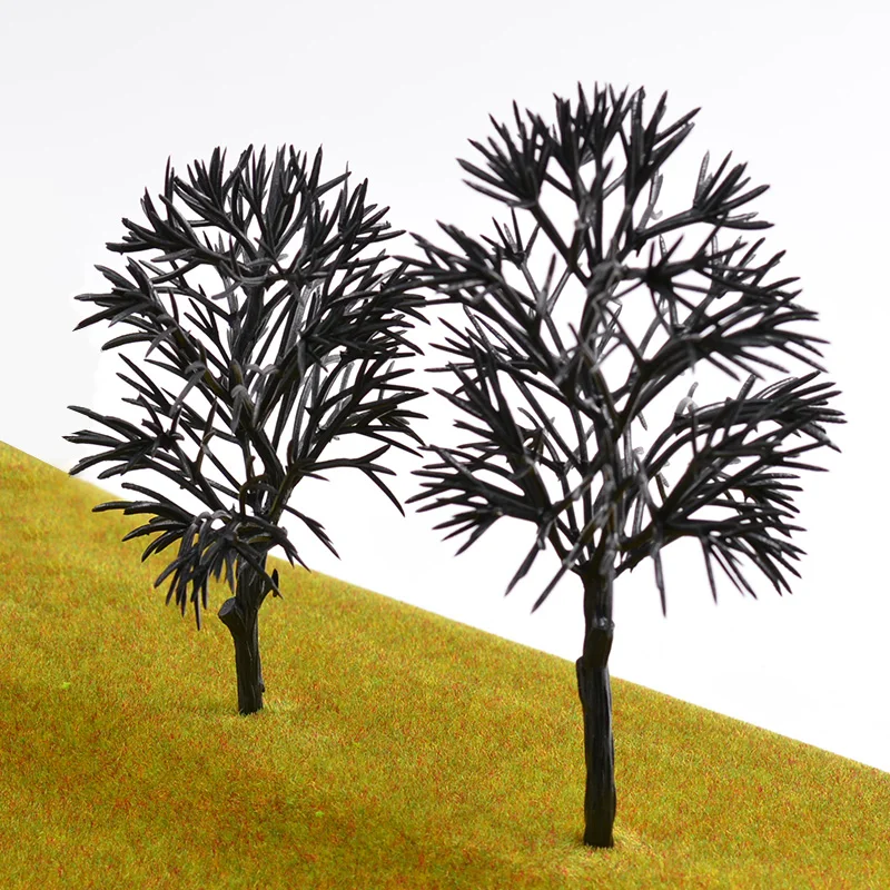 

1000 шт. миниатюрных моделей стволов деревьев для создания архитектурных макетов, масштабная модель Ho/N/G для железнодорожных и садовых сцен, диорам