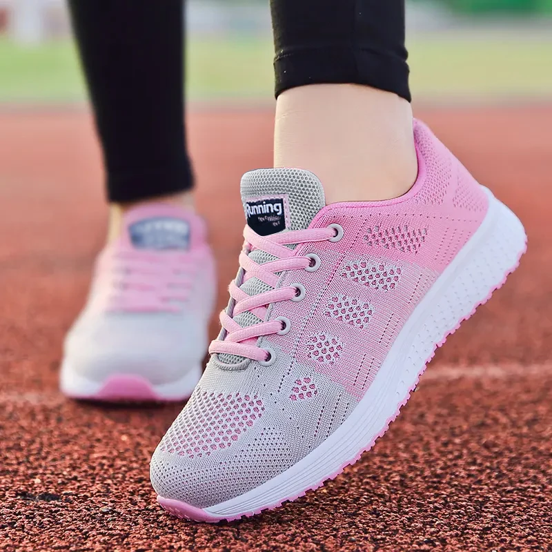 Chunky Sneakers Women Summer Breathable Female Shoes Mesh Flat Luxery Walking Casual Running Sports Shoes Plus Size Woman Shoes