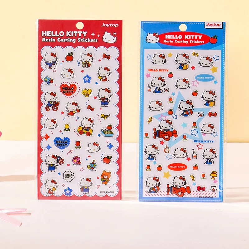 New Hello Kitty Red and Blue Series - Dropping Adhesive Stickers, Children's Toys, Gifts, Life, Home Decoration