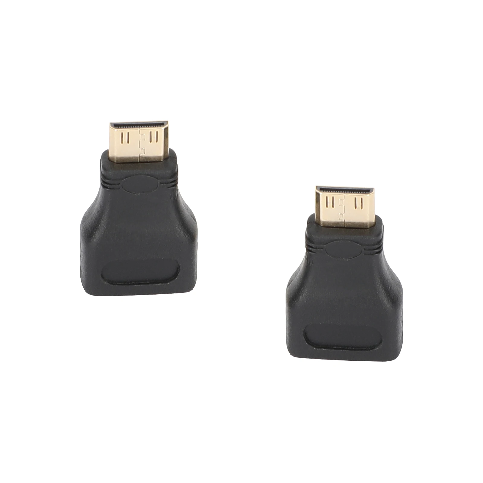 HDRIG HDMI Female to Mini HDMI Male Adapter 1080 P 2K 4K FOR MINI PC HDTV HD CAMERA Gold-Plated Connectors Low-Profile Design