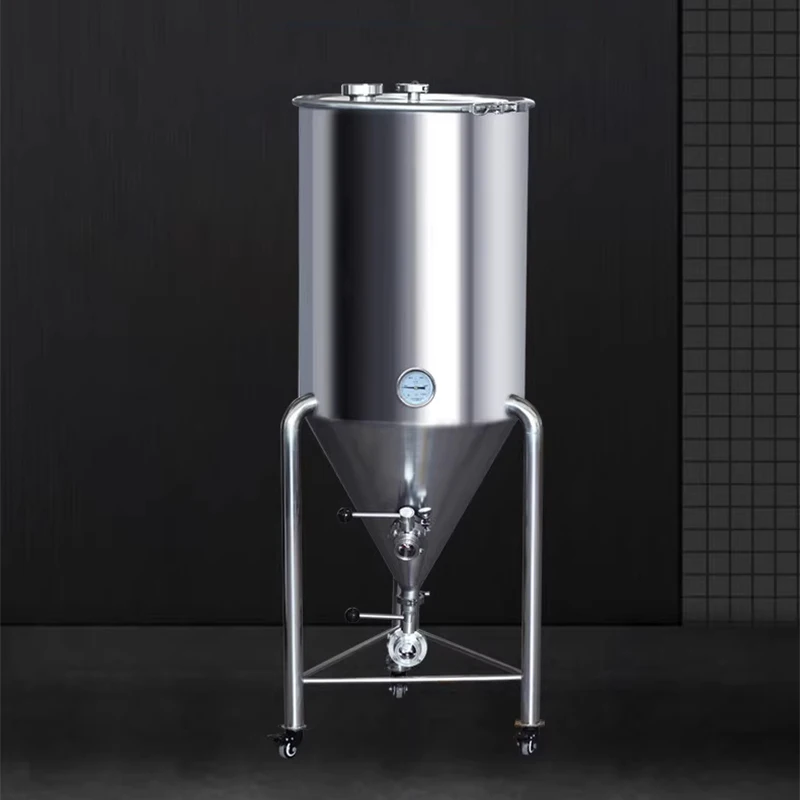 304 Stainless Steel Beer Fermentation Tank Conical Fermentation Tank Sealed Fermentation Vessel Beer Brewing(Customized)
