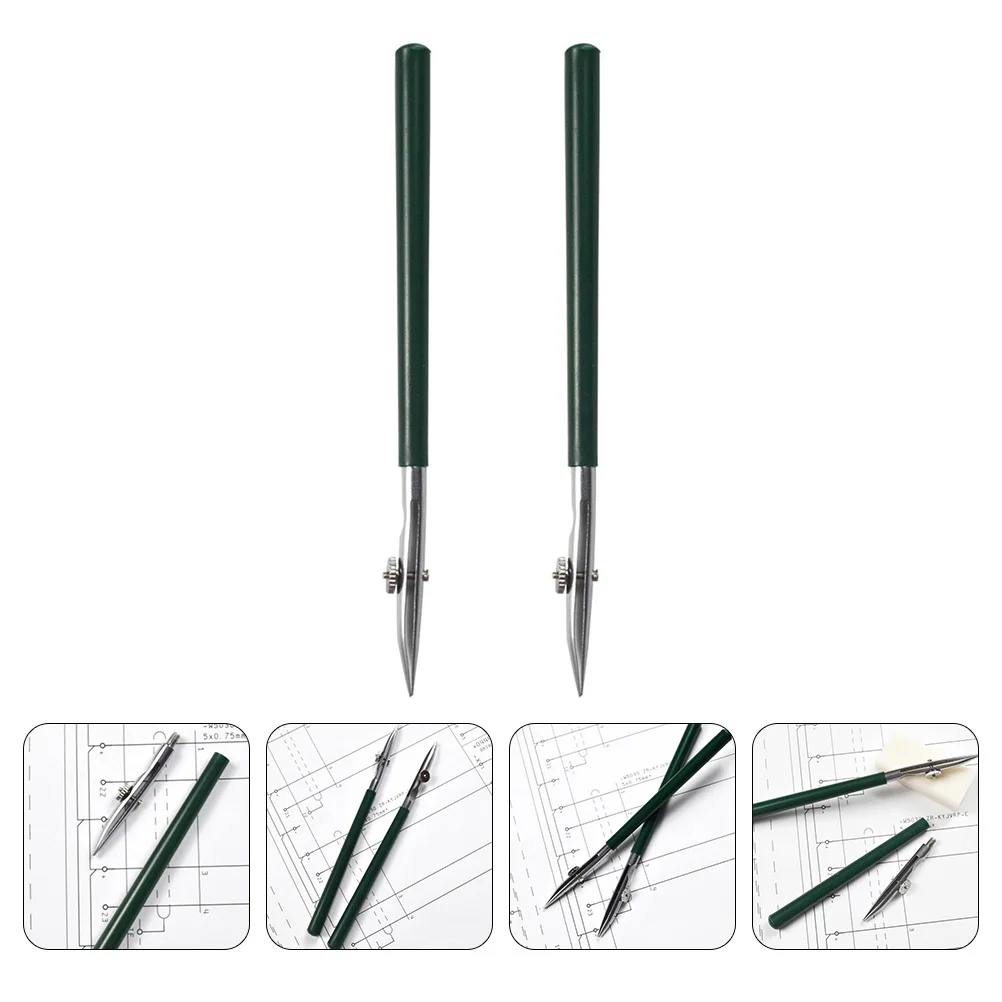

2Pcs Adjustable Comic Straight Line Pen Fine Line Ruling Drawing Tool for Ink Art Masking Fluid Art Ruling Pen