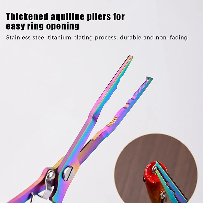 Lengthening Multifunctional Fishing Pliers 420 Stainless Steel Tackle Gear Scissors Hooks Remover Sea Outdoor Tools Line Cutter