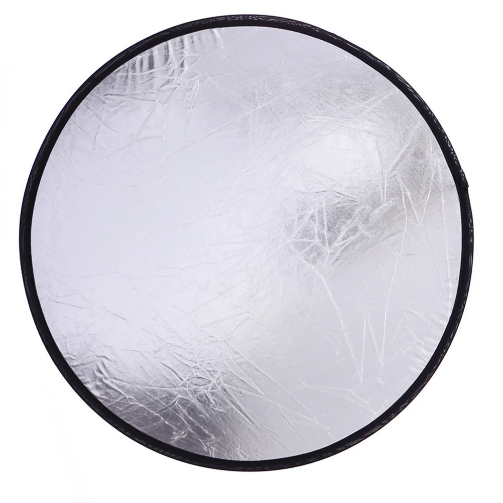 

Foldable Round Reflector Photography Light Reflectors Portable Panel for Jewelry Cosmetics Studio Photoshoot Accessories