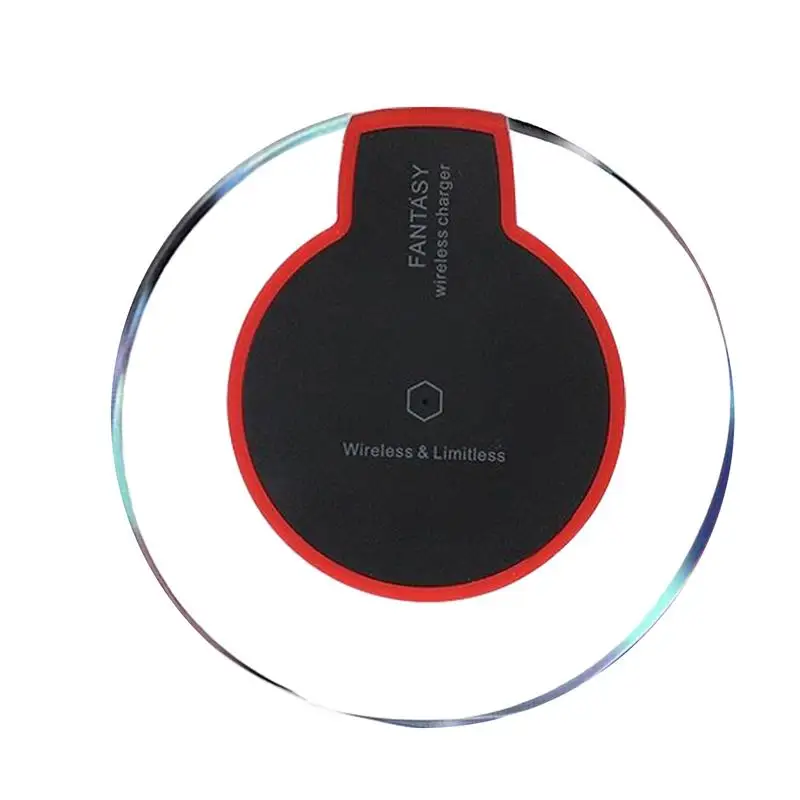 Wireless Fast Charging Pad Crystal Design Charging Station For Multiple Devices Compact Cell Phone Magnetic Charger Pads