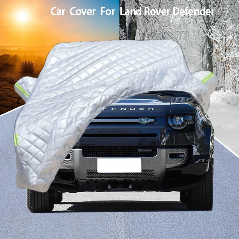 

For Land Rover Defender Car Cover Delivers Hail Protection, Scratch Guard, prevents paint Peeling Rain & Snow Resistance