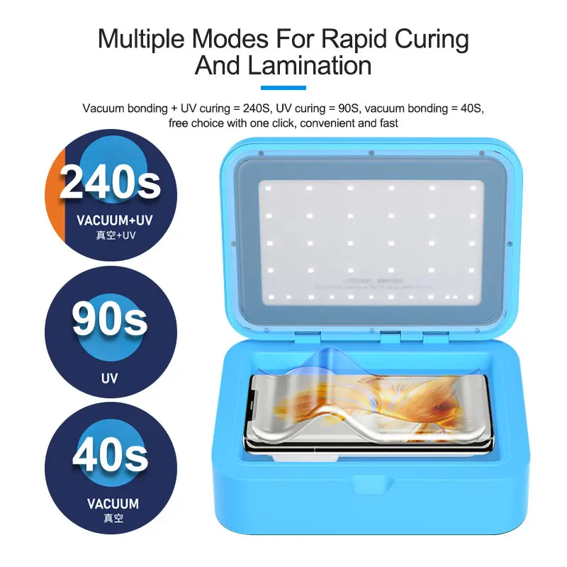 Imagem -02 - Sunshine-se Intelligent Vacuum uv Filming Machine Cura uv Vacuum Holding Machine Aplicação Filme Ferramentas de Reparo S-918b